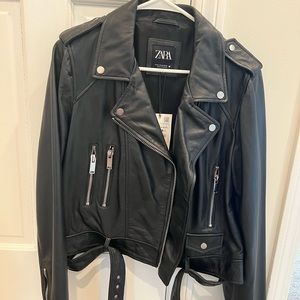 Brand new leather coat - never worn